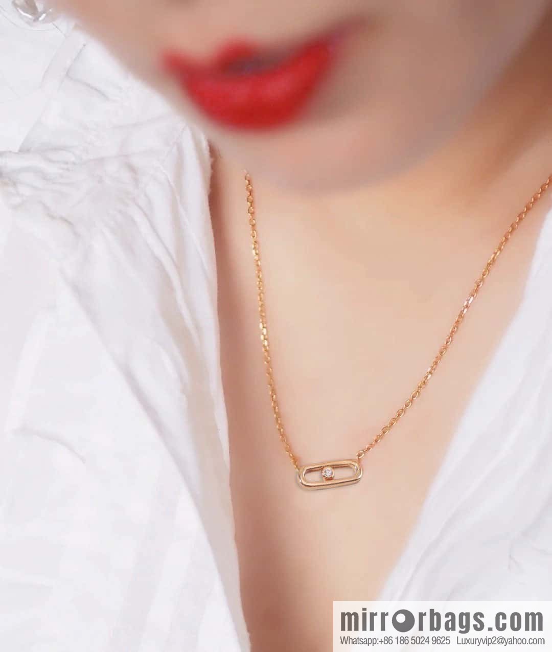 ☀️Messika Messika MOVE UNO Glossy Diamond Necklace ☀️