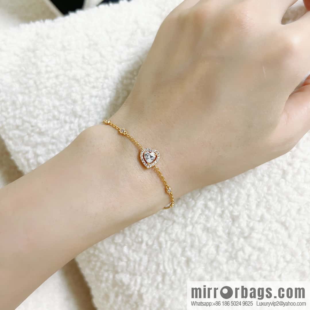 ☀️Messika JOY CEUR peach heart love diamond bracelet ☀️