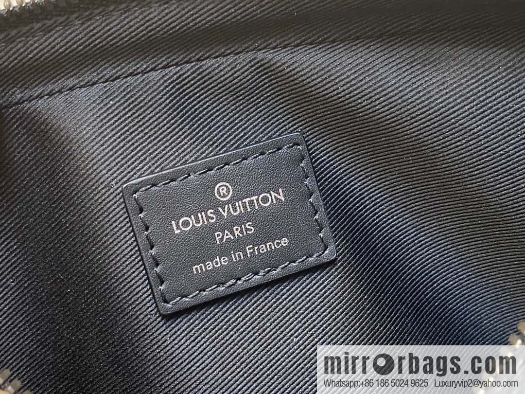 [Boutique‑grade] M82770 black flower mini men's bag briefcase series NANO PORTE DOCUMENTS VOYAGE handbag