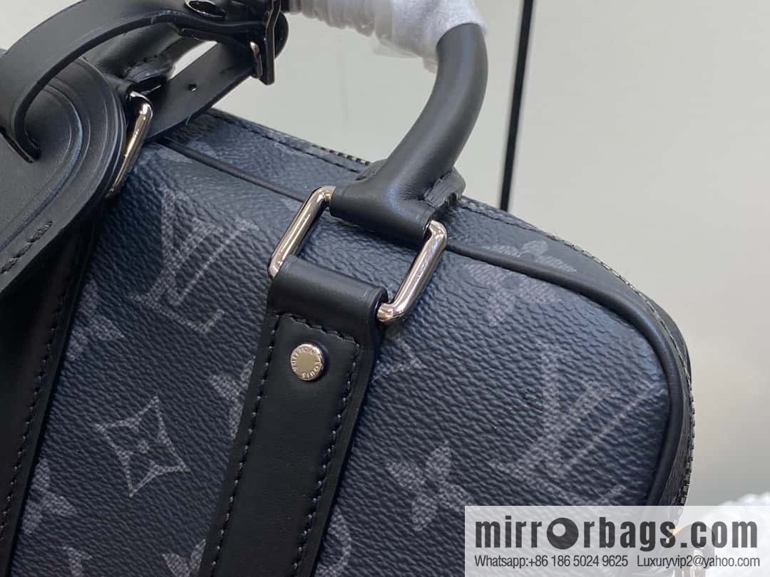 [Boutique‑grade] M82770 black flower mini men's bag briefcase series NANO PORTE DOCUMENTS VOYAGE handbag