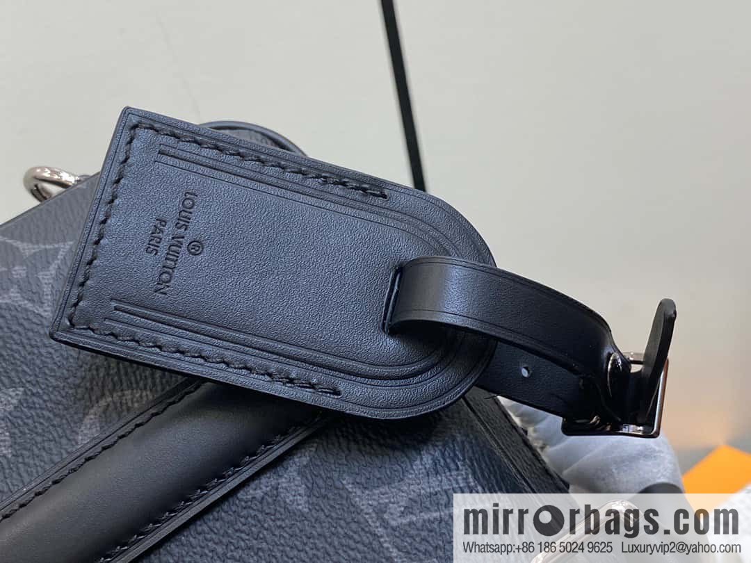 [Boutique‑grade] M82770 black flower mini men's bag briefcase series NANO PORTE DOCUMENTS VOYAGE handbag