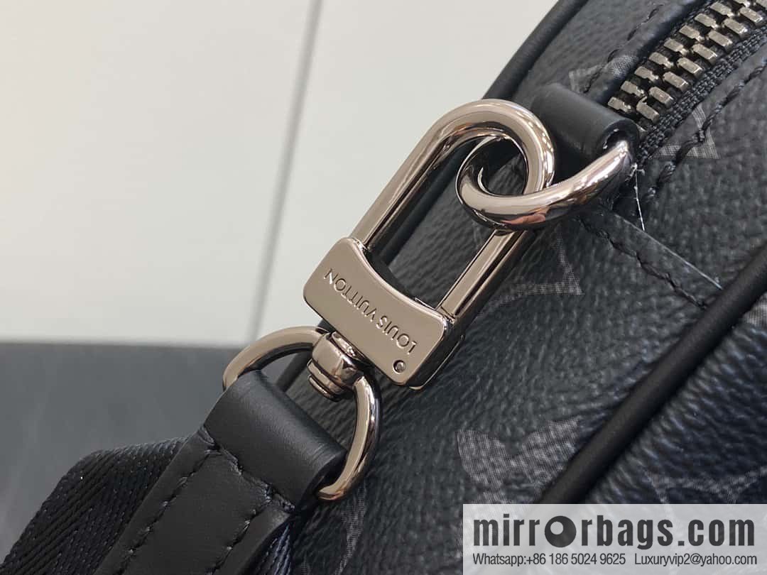 [Boutique‑grade] M82770 black flower mini men's bag briefcase series NANO PORTE DOCUMENTS VOYAGE handbag