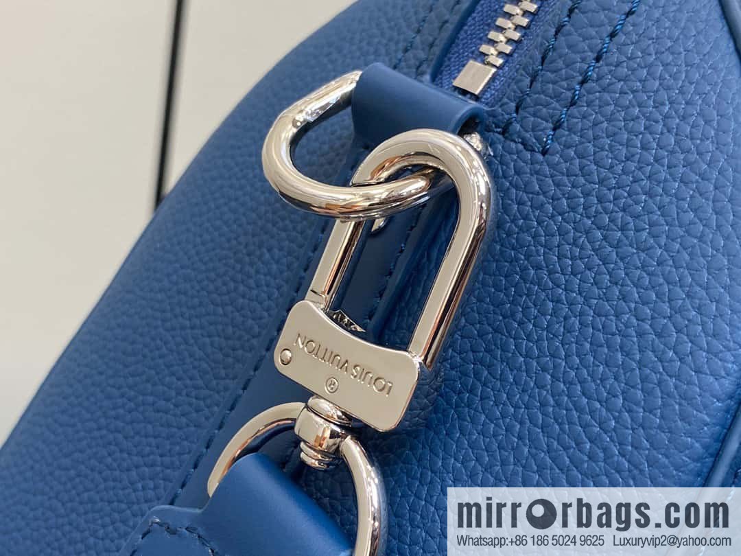 [Boutique‑grade] M23725 dark blue, full leather men's bag pillow bag series CITY KEEPALL AER handbag M22486 57082 M23725 City Keepall handbag