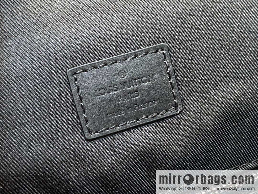 [Premium‑quality] M23764 black letters, full leather epi backpack series Christopher medium backpack M41709