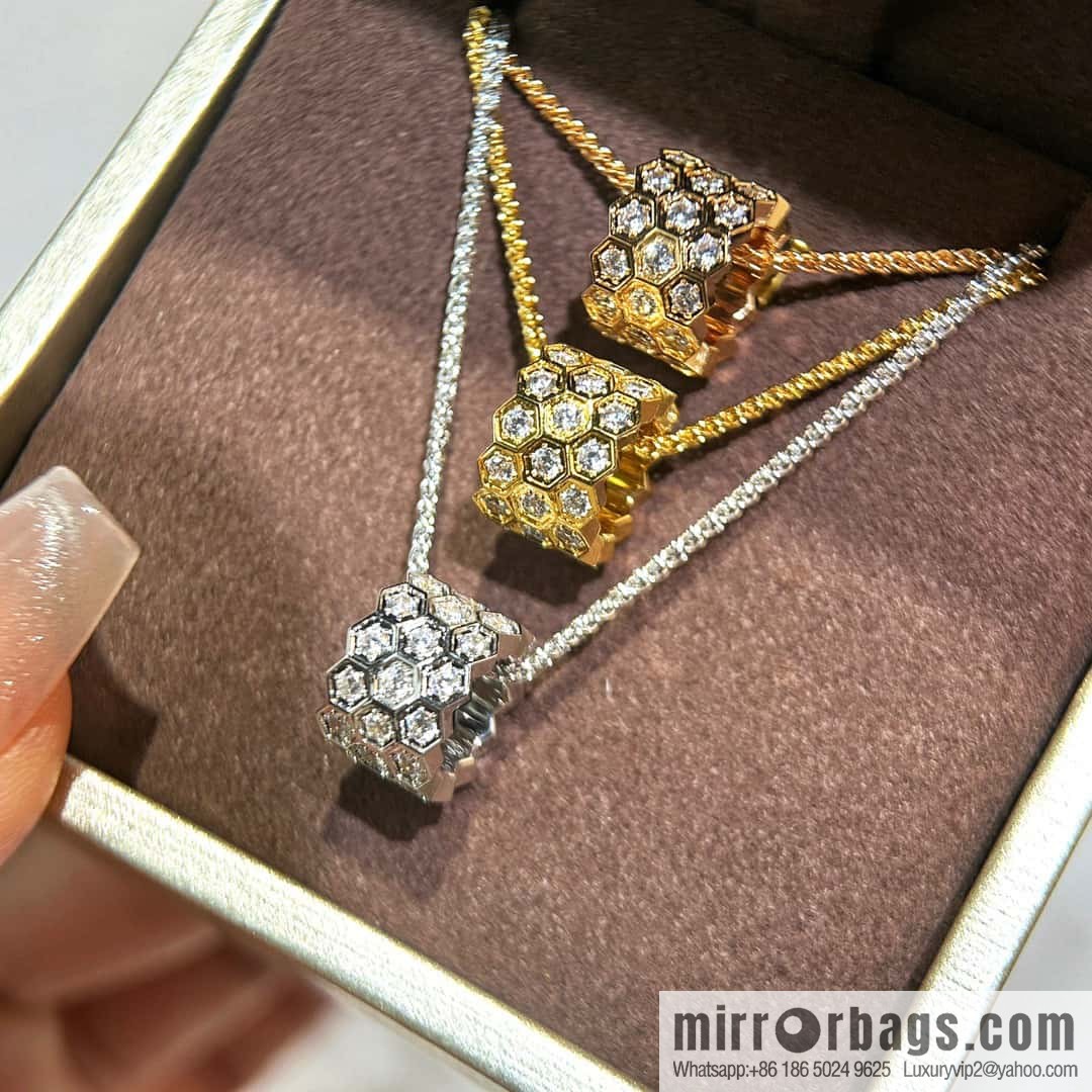 ❗️New ❗️ ☀️ Shangmei Paris, Love Nest Series Full Diamond Honeycomb Necklace ☀️