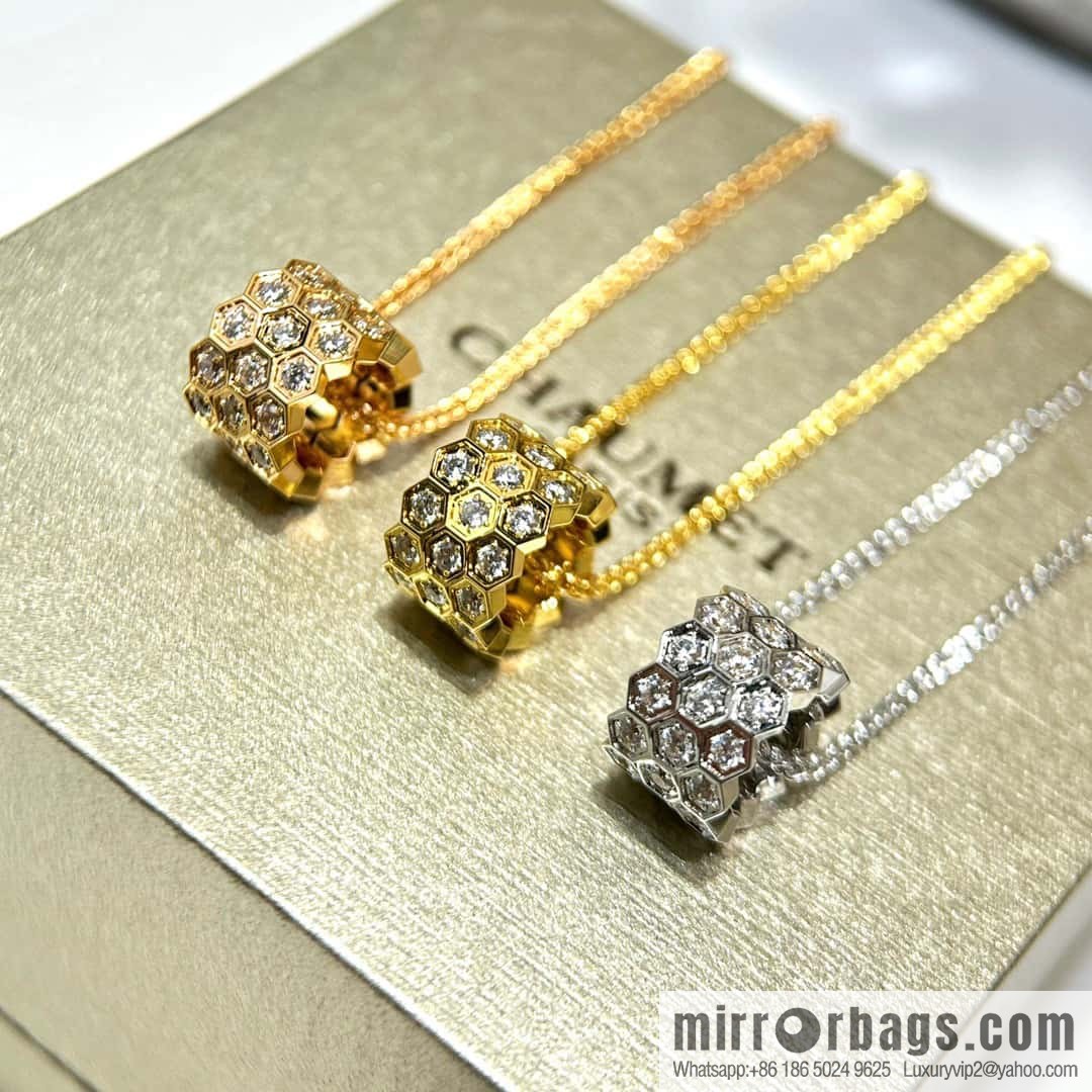 ❗️New ❗️ ☀️ Shangmei Paris, Love Nest Series Full Diamond Honeycomb Necklace ☀️