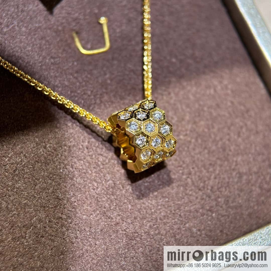 ❗️New ❗️ ☀️ Shangmei Paris, Love Nest Series Full Diamond Honeycomb Necklace ☀️