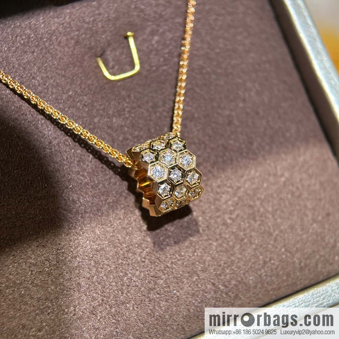 ❗️New ❗️ ☀️ Shangmei Paris, Love Nest Series Full Diamond Honeycomb Necklace ☀️