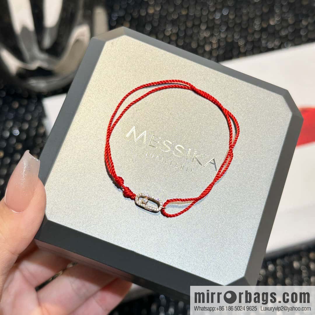 Messika ☀️ MOVE UNO Chinese New Year Limited Edition Diamond Red Rope Bracelet ☀️