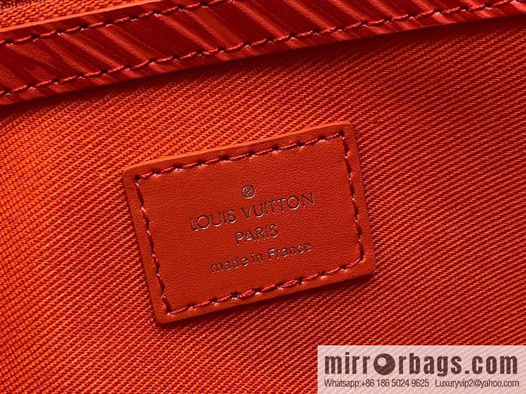 [Boutique‑grade] M23721 red epi full leather travel bag series, this Keepall Bandoulière 50 handbag