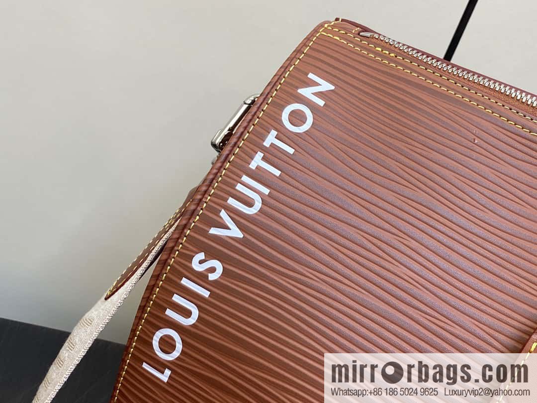 [Boutique‑grade] M23721 brown epi full leather travel bag series, this Keepall Bandoulière 50 handbag