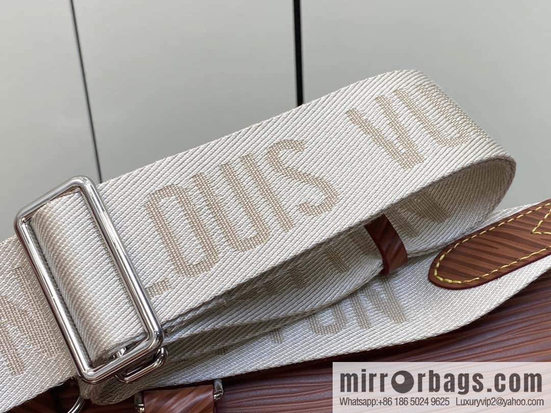 [Boutique‑grade] M23721 brown epi full leather travel bag series, this Keepall Bandoulière 50 handbag