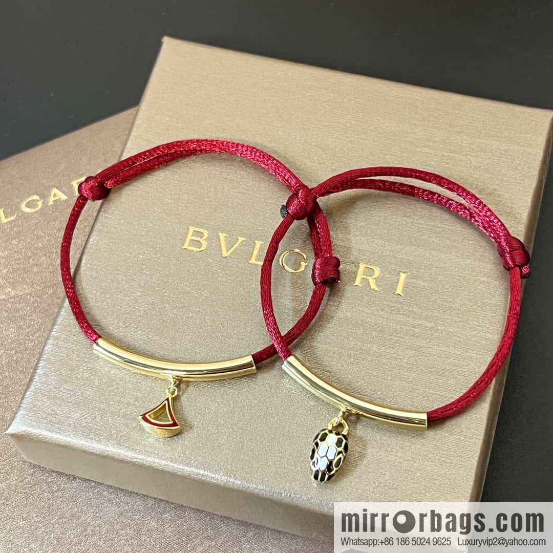 ☀BVLGARI SERPENTI FOREVER series small fan bracelet hand rope