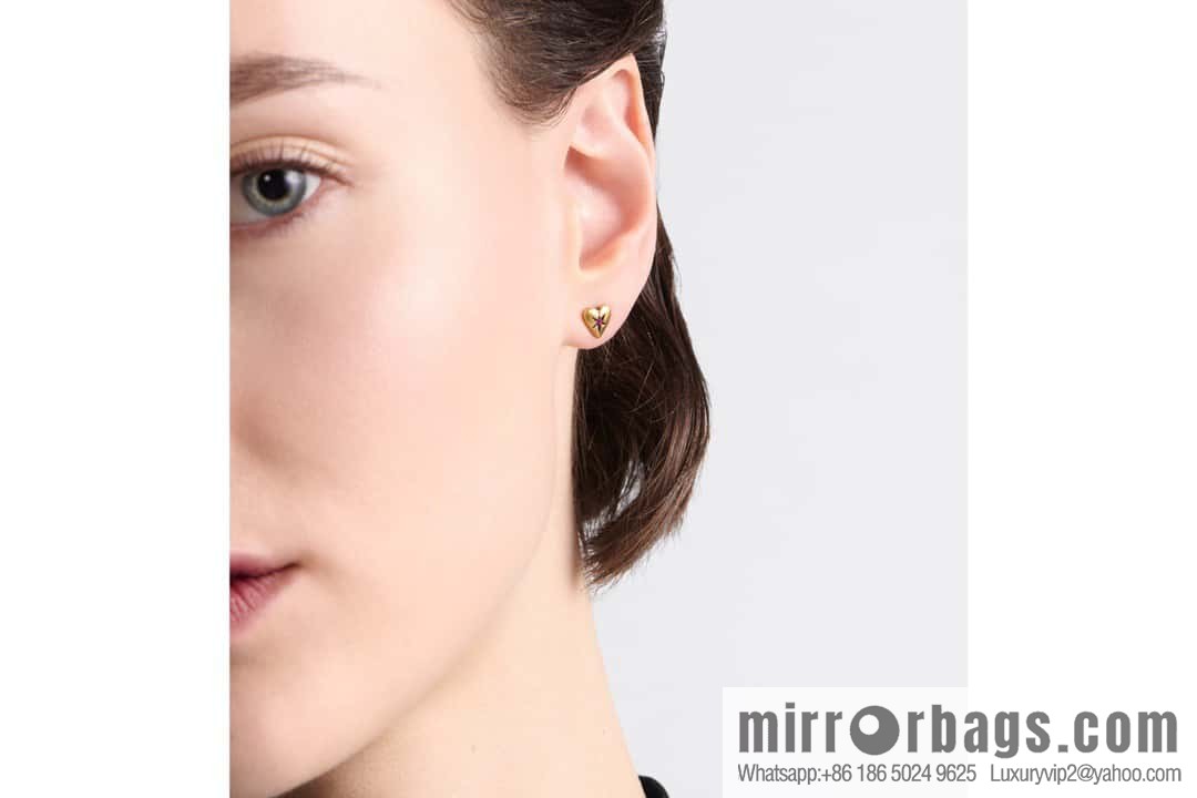 New ☑️ Dior love CD pentagram three-piece stud earrings