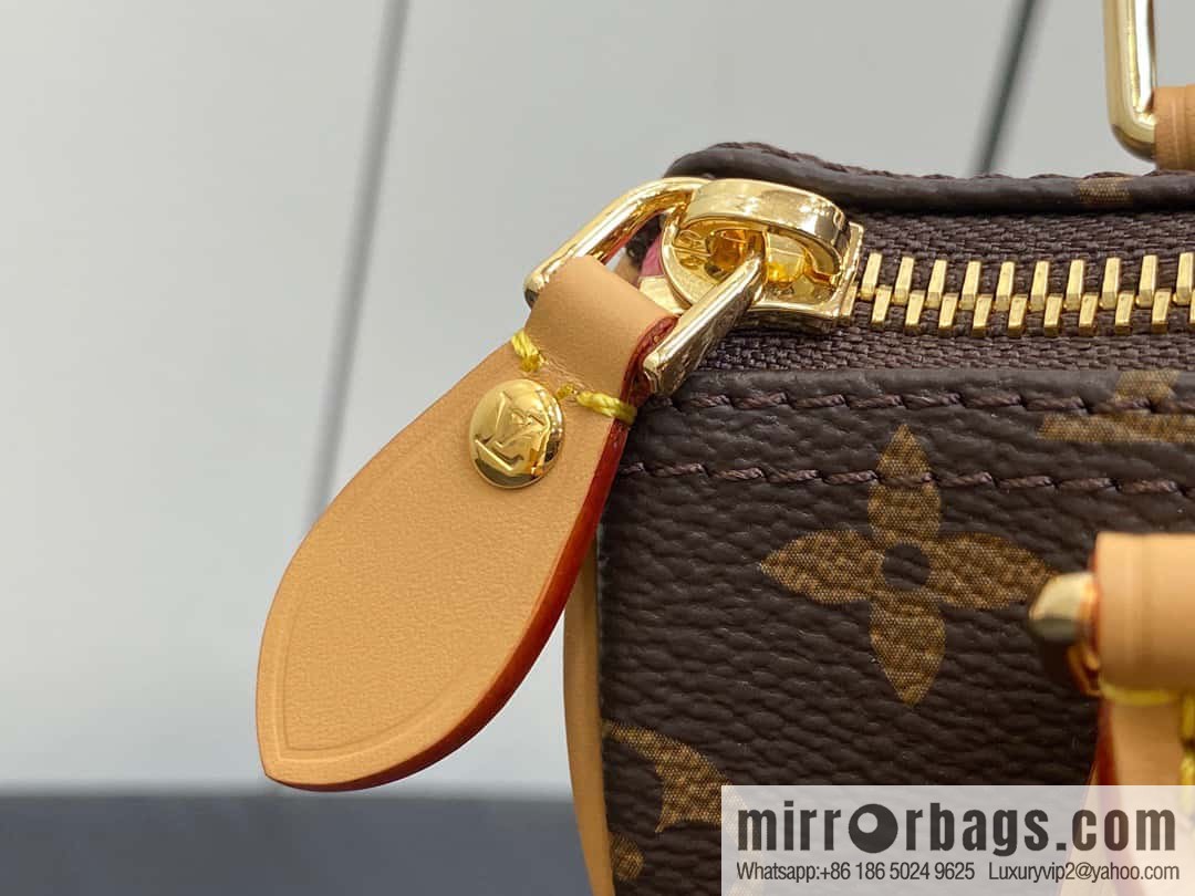 [Premium‑quality] M82624 silk screen, Christmas mini pillow bag 16cm speedy series Nano Speedy handbag