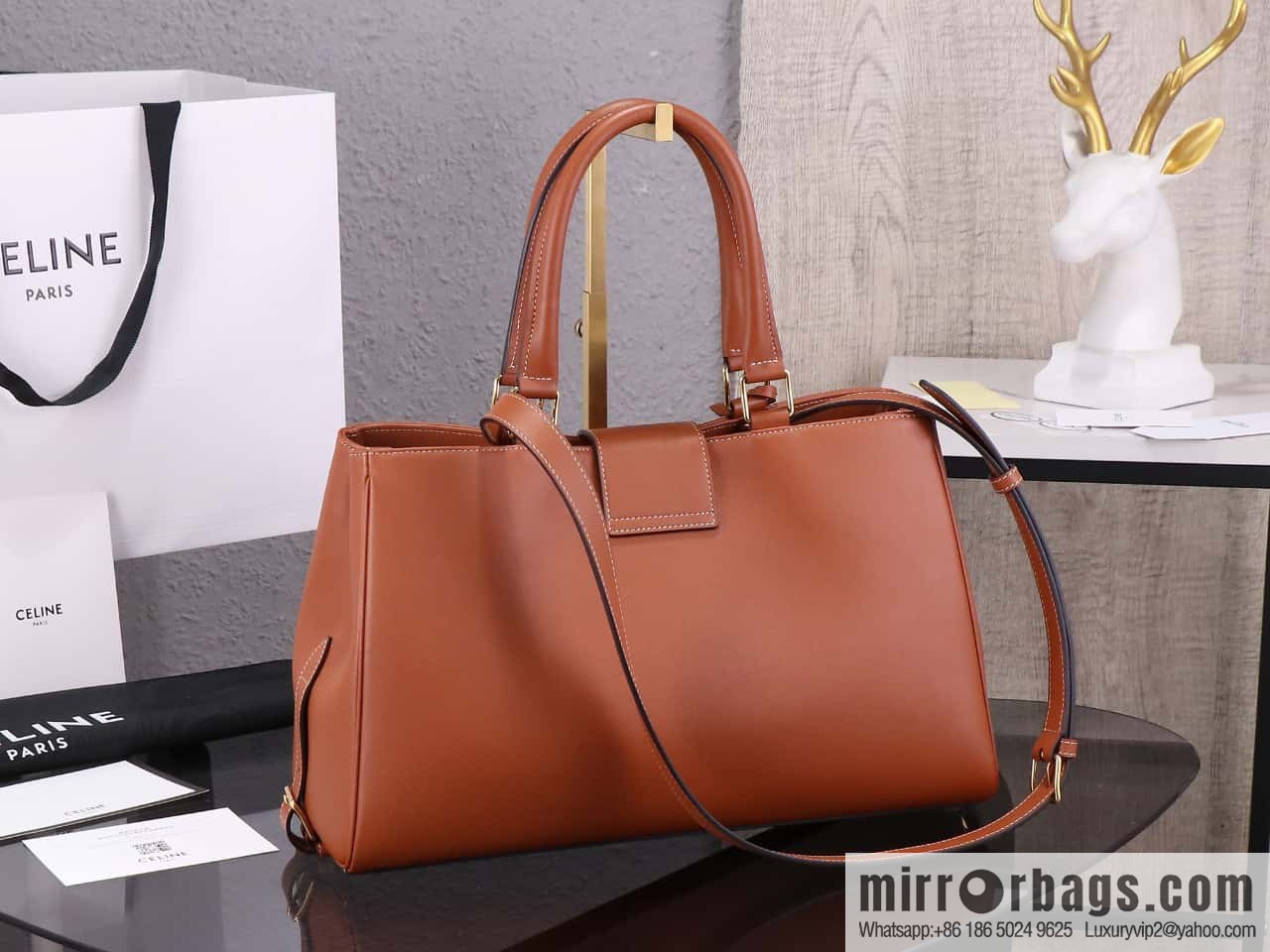 [Premium quality, all steel hardware] CLOCHE CLÉS padlock, number: 114963FK6.04LU tote bag