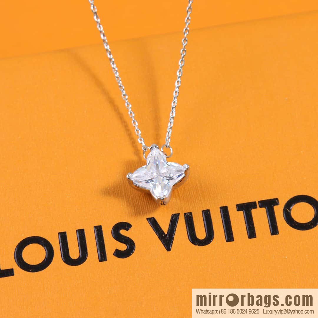 Louis Vuitton Louis Vuitton diamond necklace, stud earrings