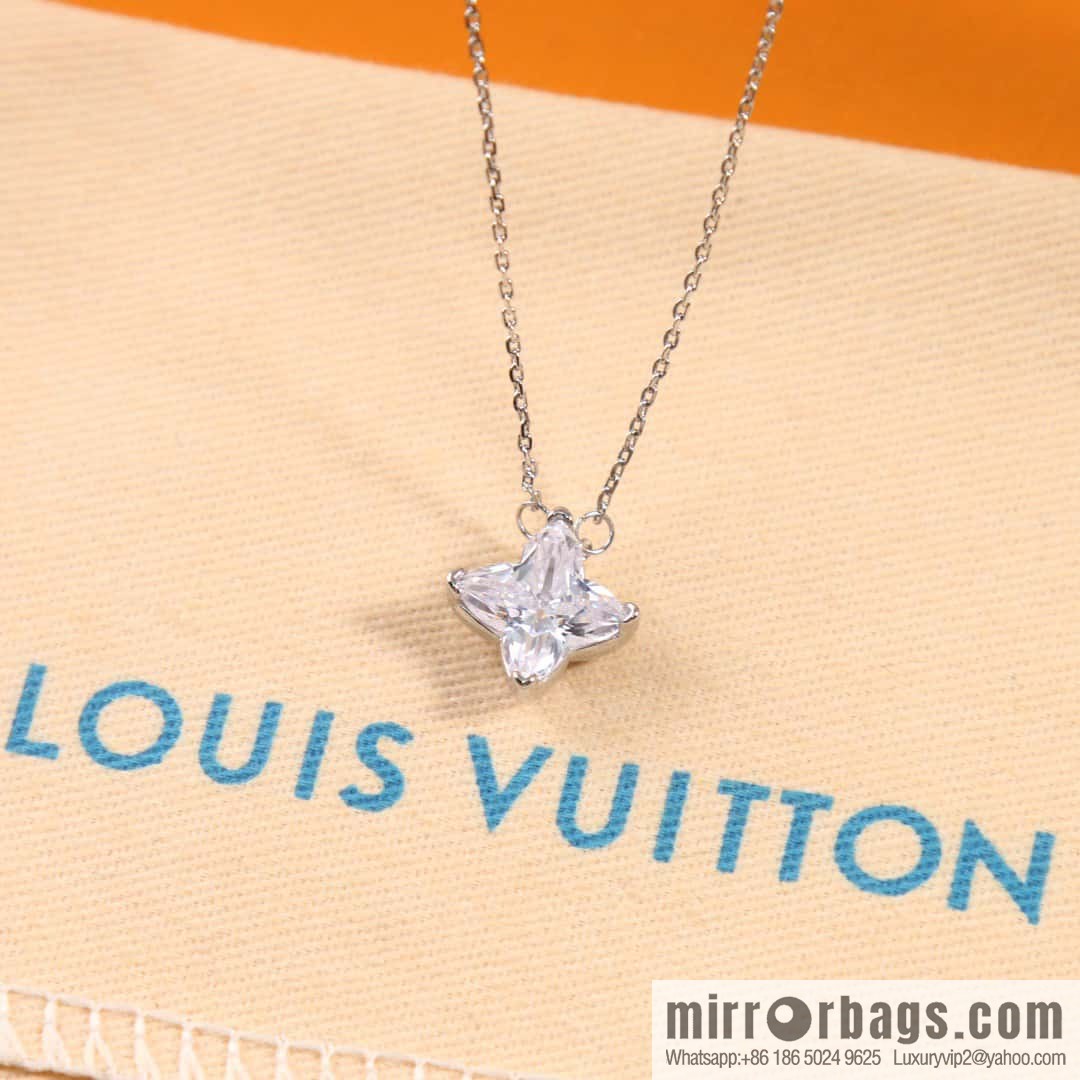 Louis Vuitton Louis Vuitton diamond necklace, stud earrings