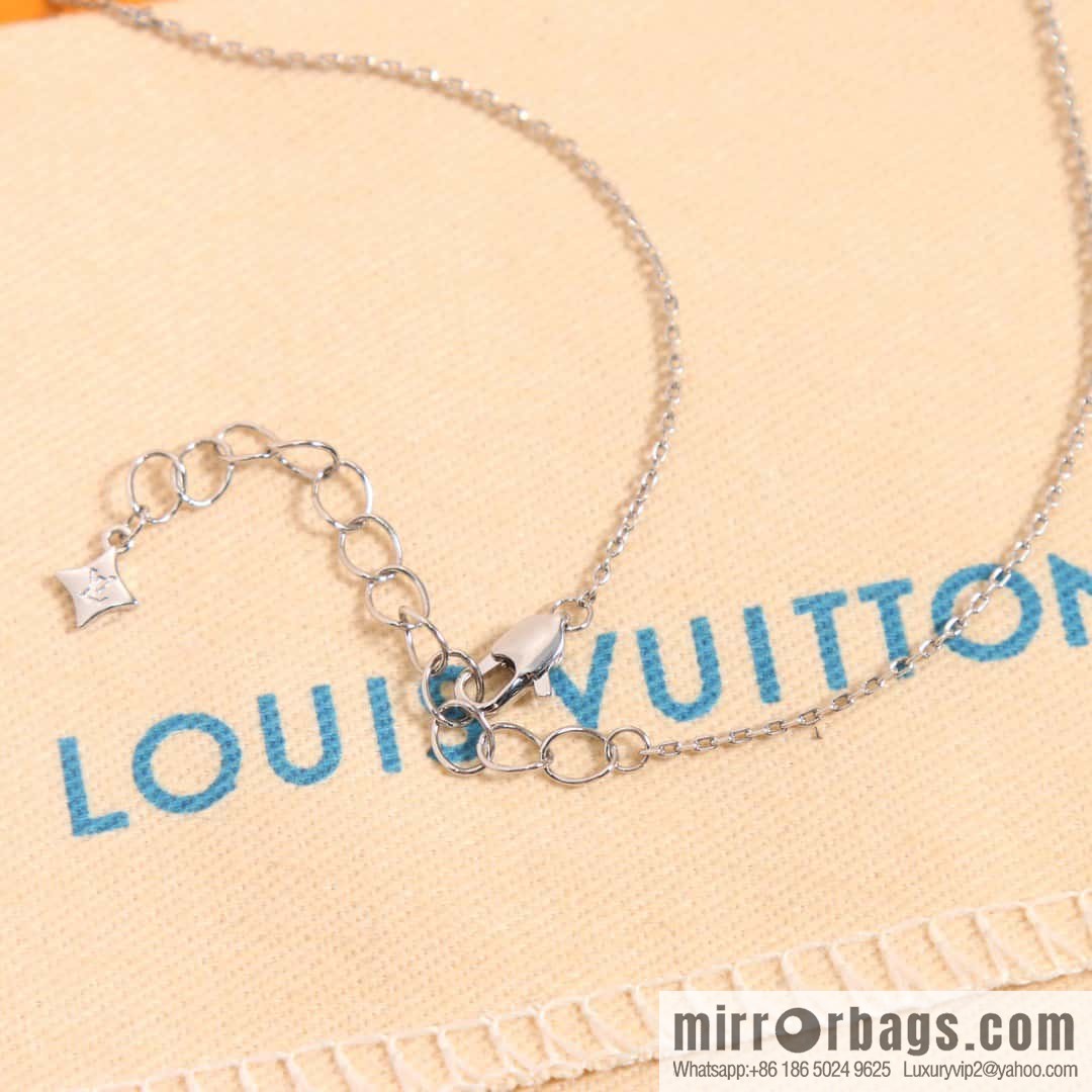 Louis Vuitton Louis Vuitton diamond necklace, stud earrings