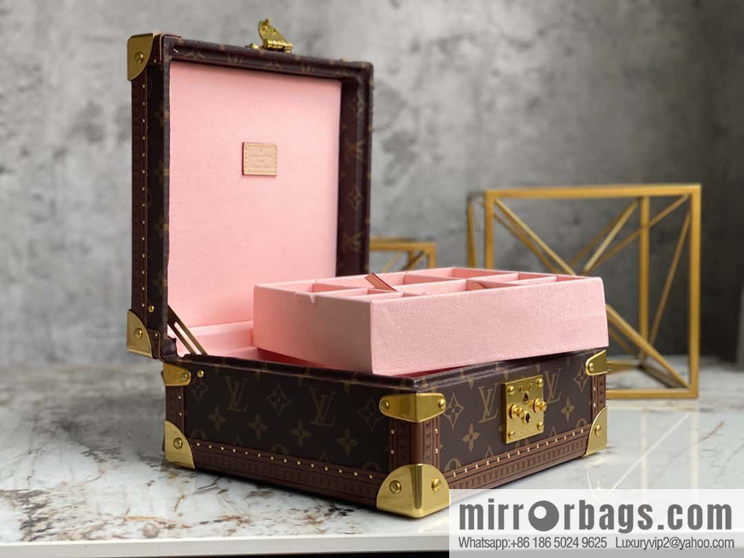 M20040 pink jewelry box, box series COFFRET JOAILLERIE jewelry box