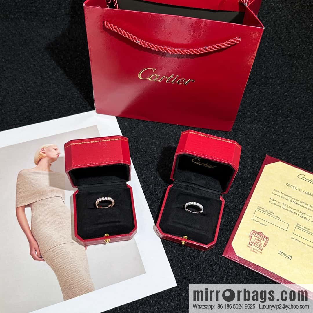 ❗️CNC version ❗️ ☀️ original order ☀️ Cartier CARTIER DESTINEE wedding full diamond ring ☀️