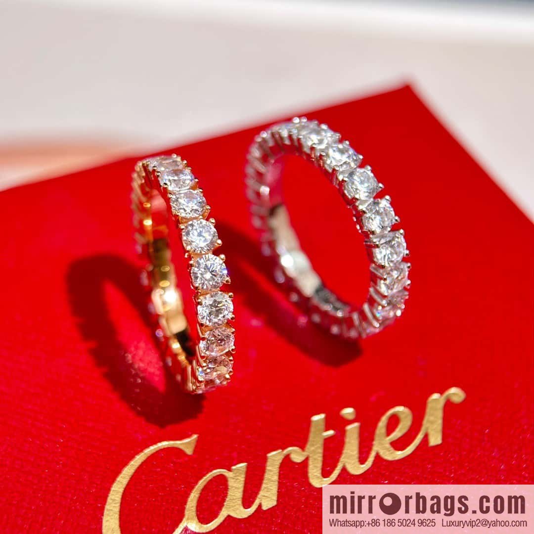 ❗️CNC version ❗️ ☀️ original order ☀️ Cartier CARTIER DESTINEE wedding full diamond ring ☀️
