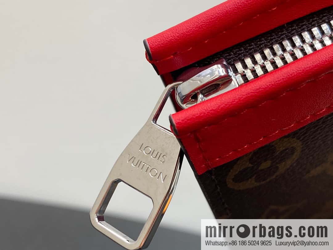 [Premium‑quality] M61692 monogram red M82857 clutch bag series Pochette Voyage medium handbag