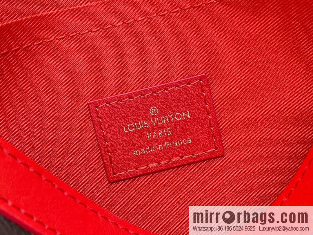 [Premium‑quality] M61692 monogram red M82857 clutch bag series Pochette Voyage medium handbag