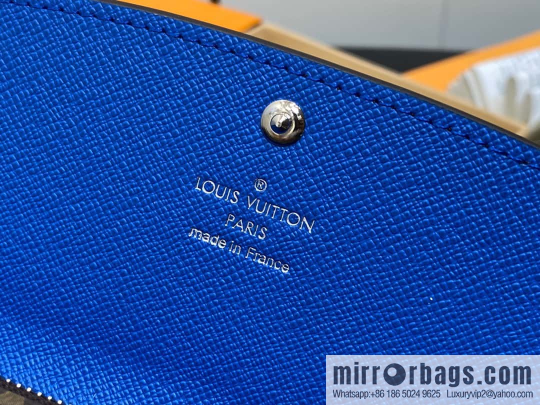 [Premium‑quality] M82919 monogram blue, flip wallet series Emilie wallet m82919 m82920