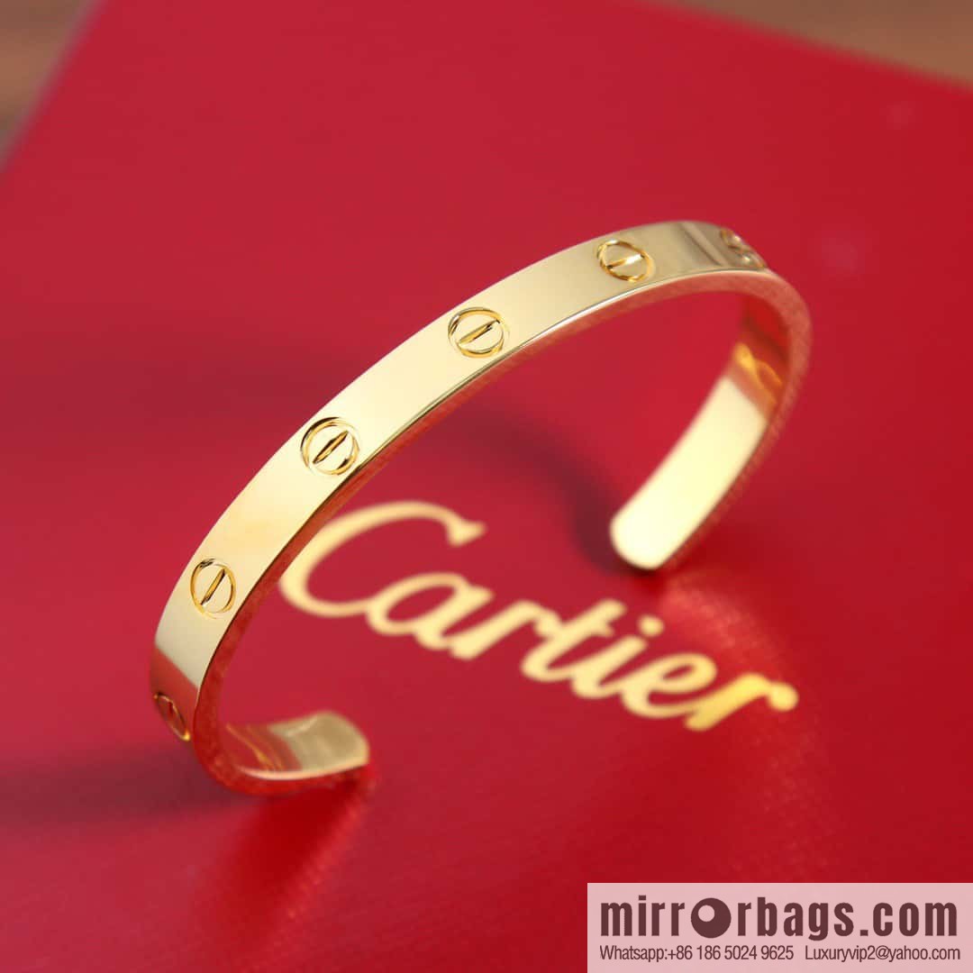 ☀️Cartier LOVE series open smooth bracelet