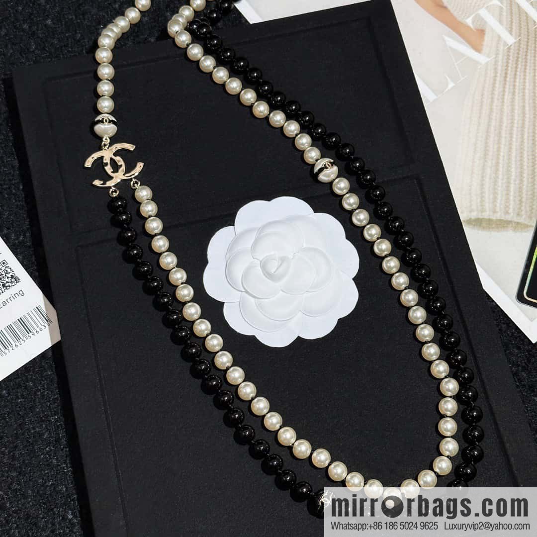❗️New ❗️ ☀️ New ☑️ Chanel Double C Double Pearl Necklace ☀️