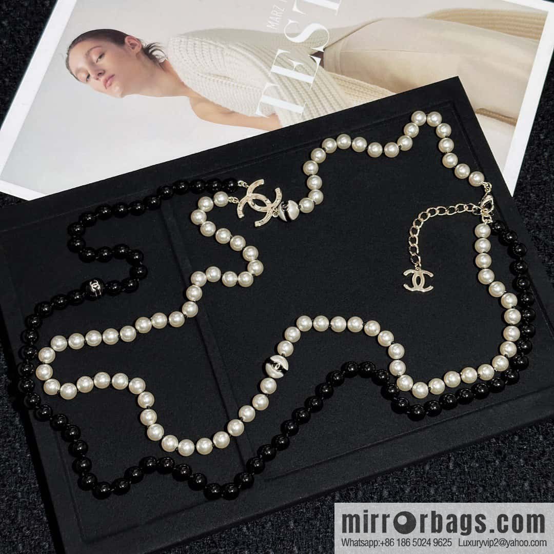 ❗️New ❗️ ☀️ New ☑️ Chanel Double C Double Pearl Necklace ☀️
