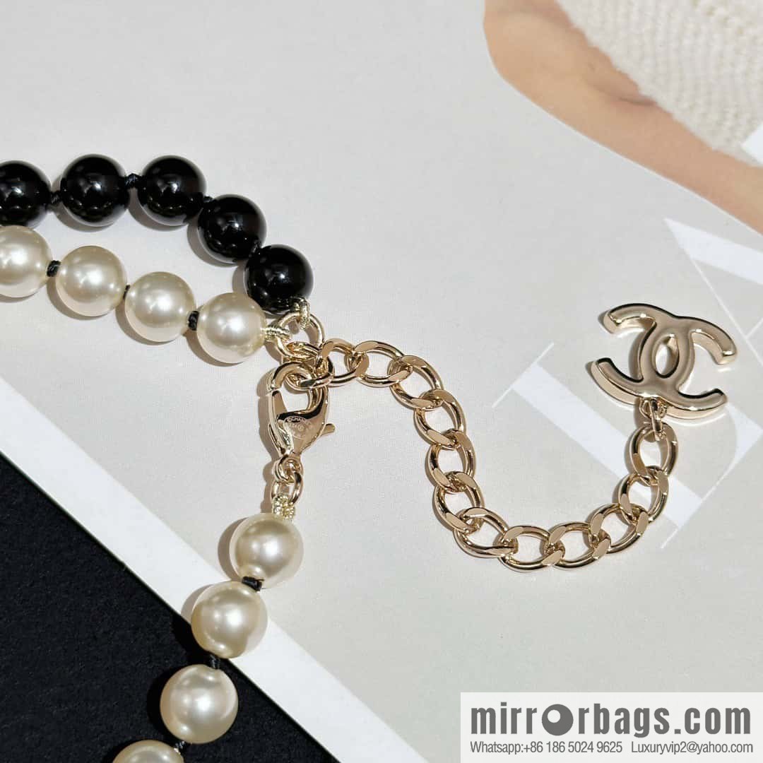 ❗️New ❗️ ☀️ New ☑️ Chanel Double C Double Pearl Necklace ☀️