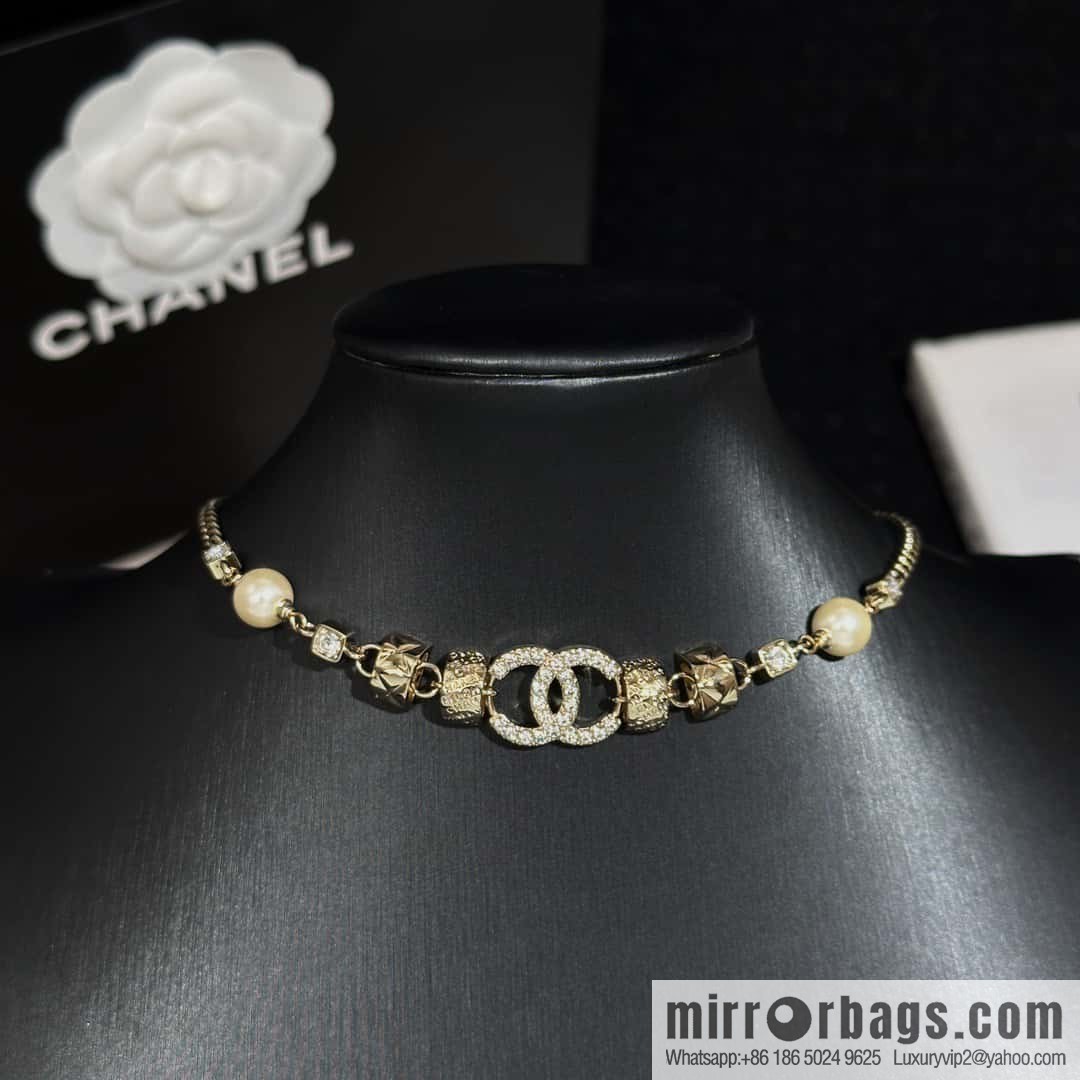 ❗️New ❗️ Chanel necklace ☀️ new ☑️ Chanel double c pearl necklace ☀️