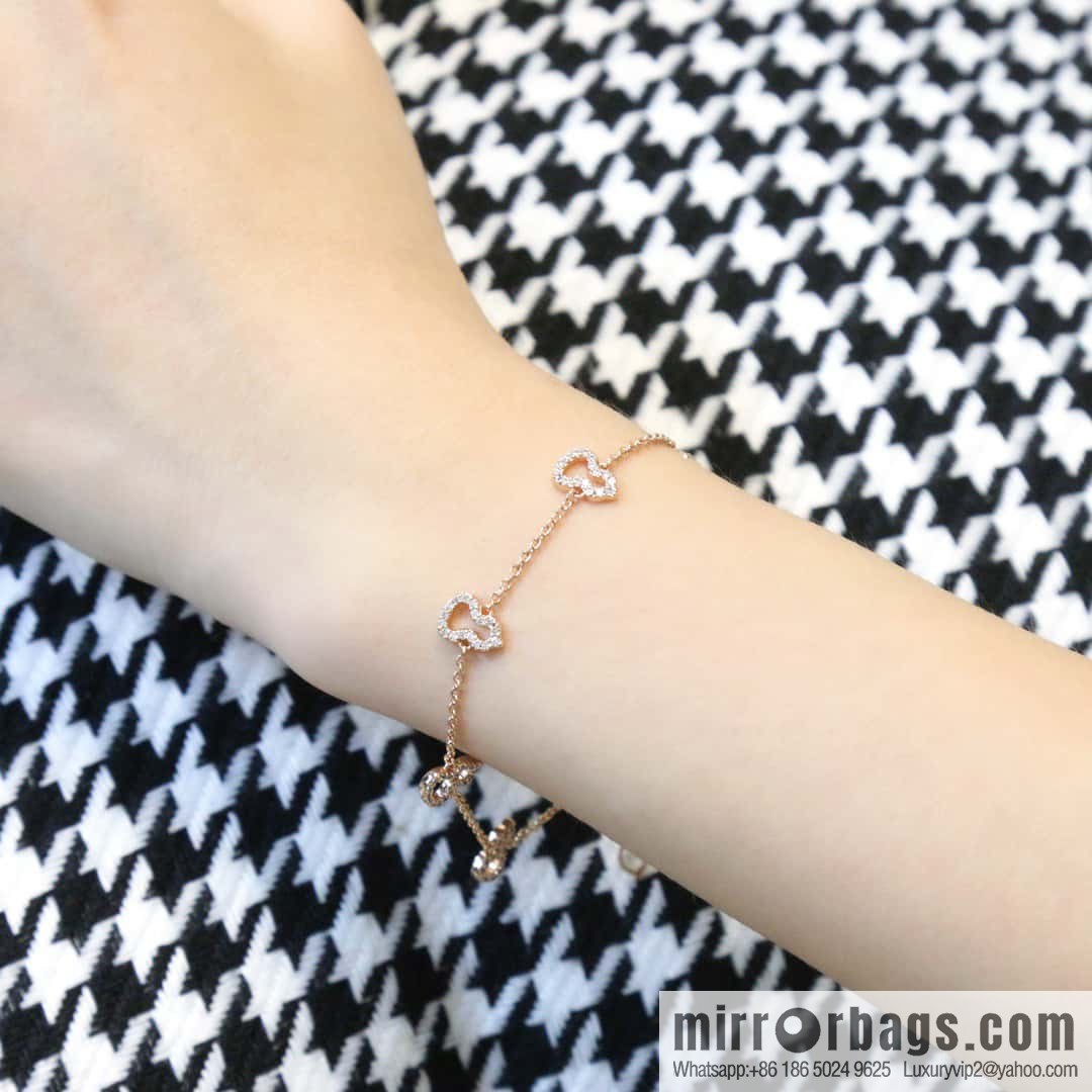 ☀️Qeelin Unicorn Hollow Full Diamond Gourd Bracelet, Necklace ☀️