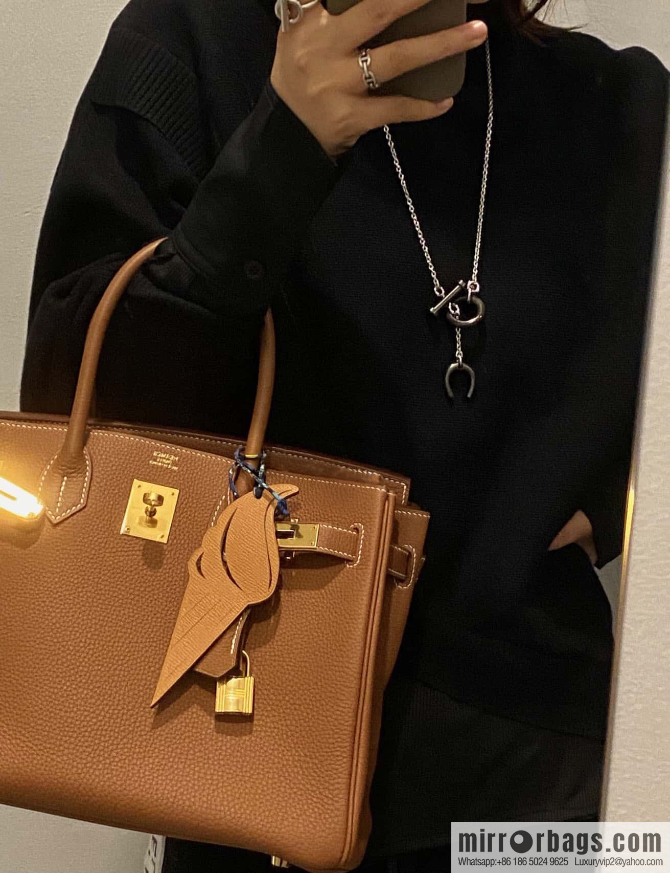 ☀HERMES Carrousel Buffalo Horn Necklace ☀