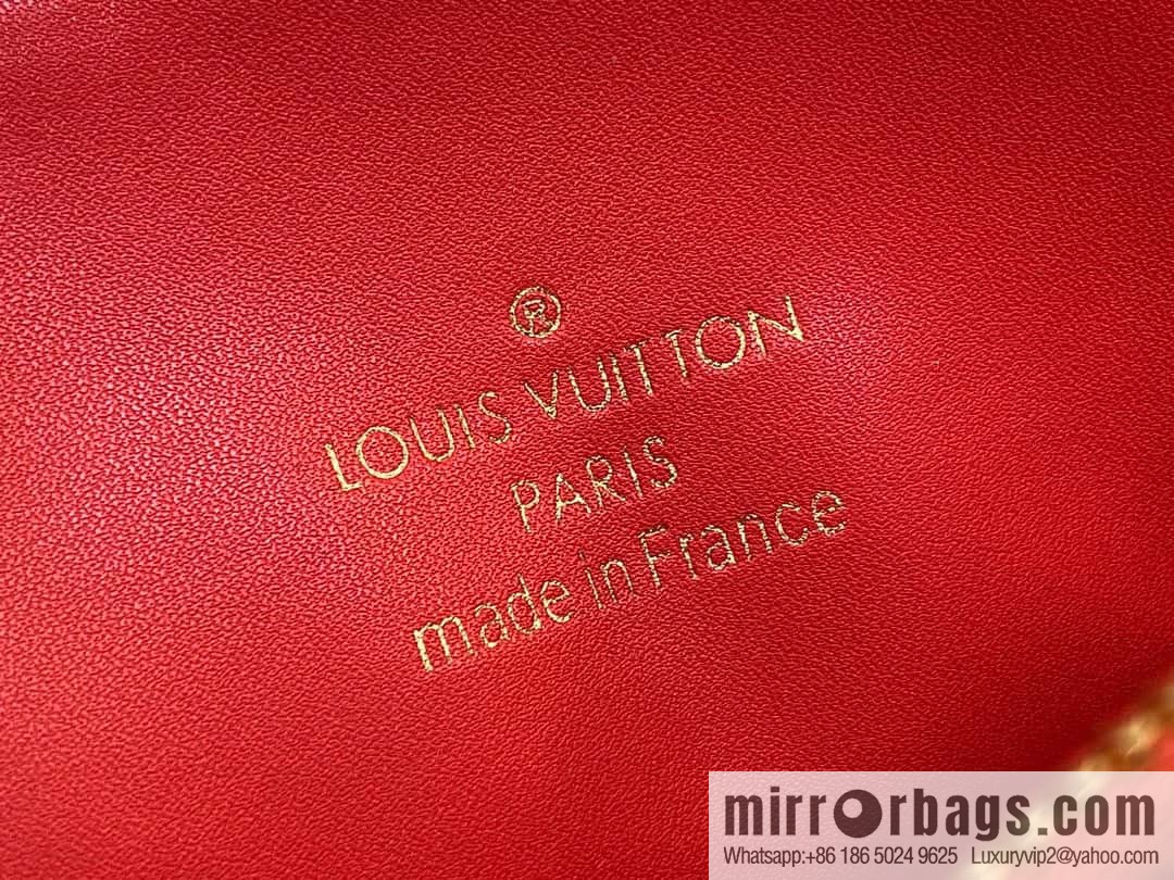 [Premium‑quality] M23466 white, full leather chain bag series COUSSIN small handbag