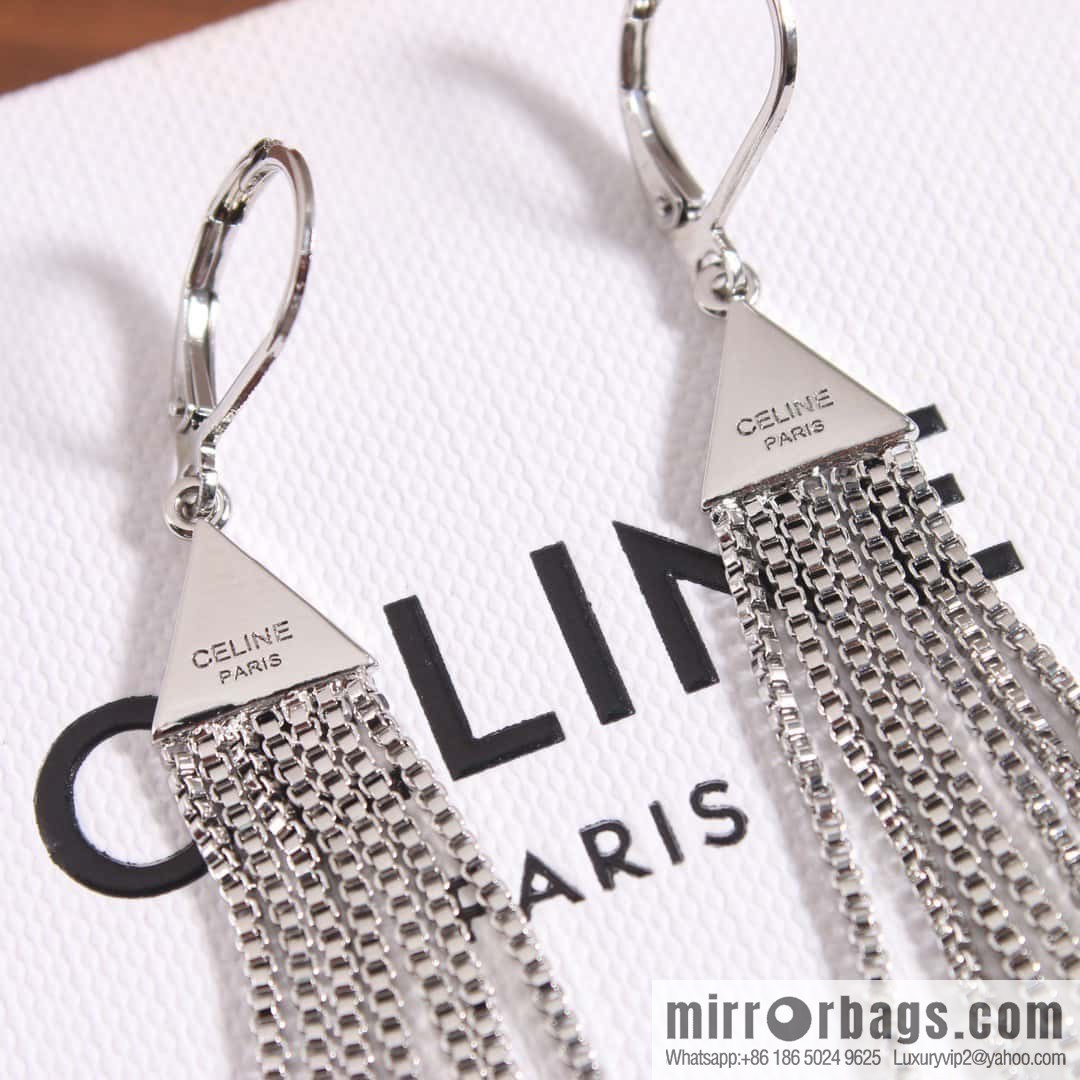 ☀️New ☑️ Celine Celine Arc de Triomphe tassel earrings