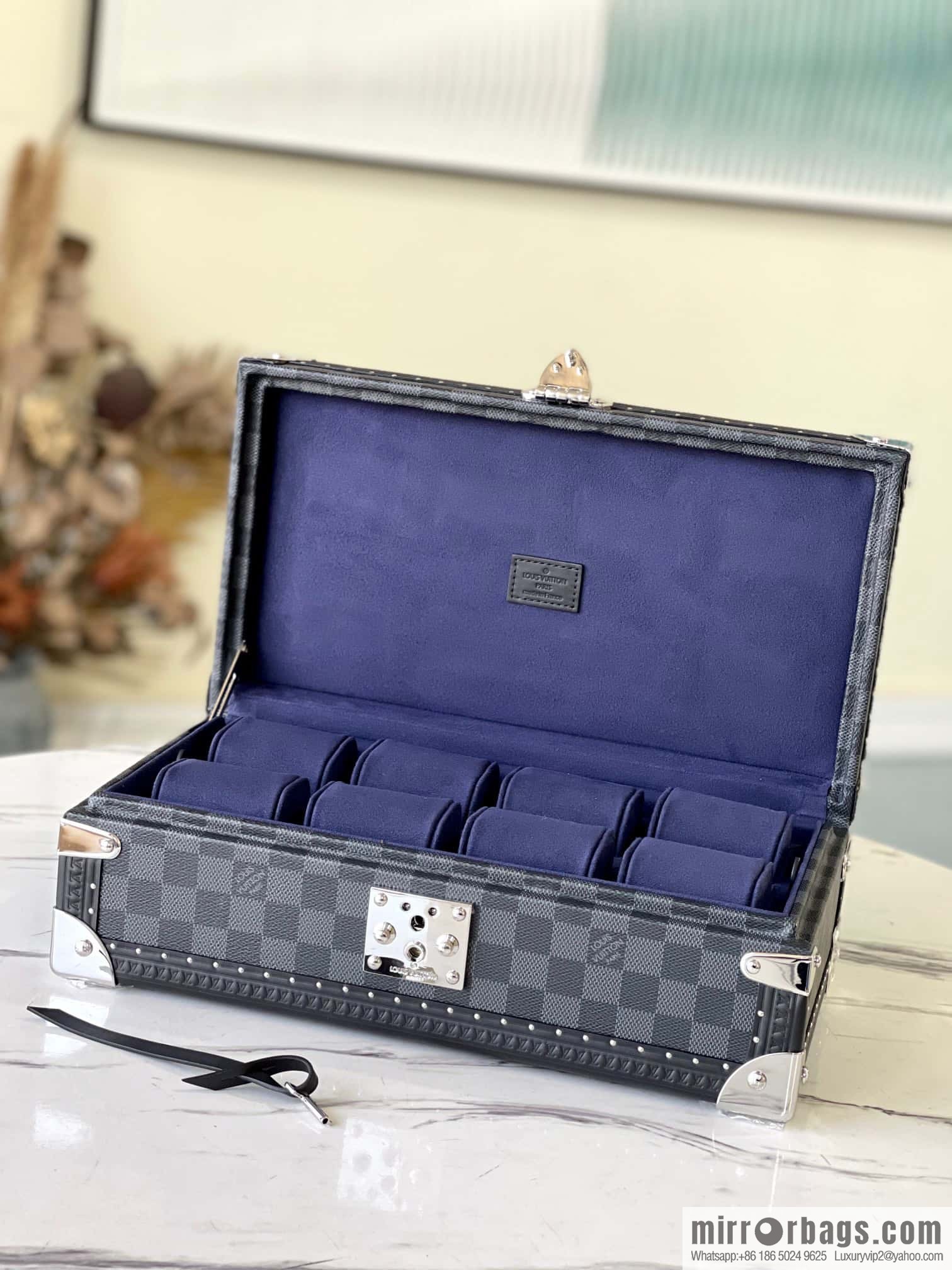 M48194 black/blue COFFRET 8 MONTRES watch case