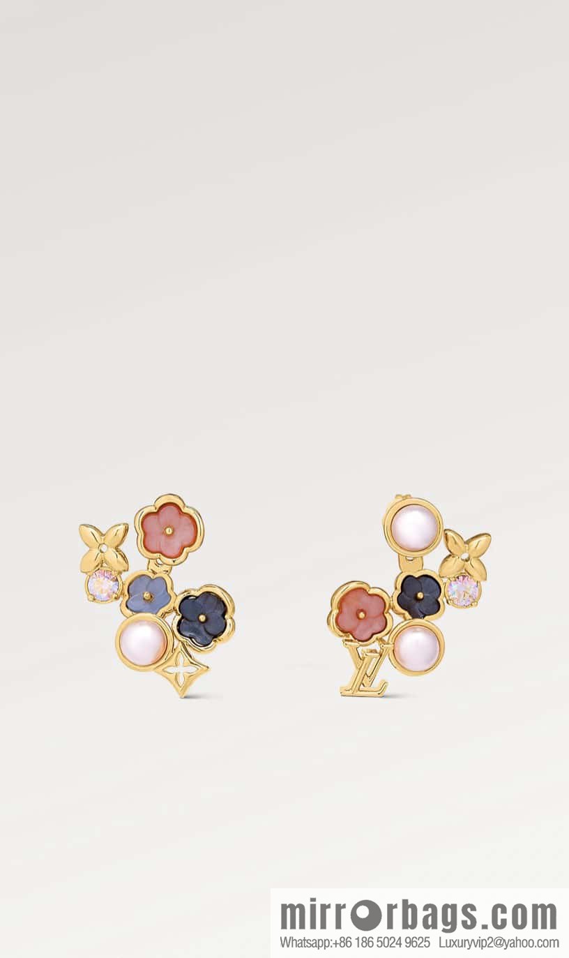 ❗️New ❗️ M01642 ☀ Louis Vuitton IV BOTANICA Earrings ☀