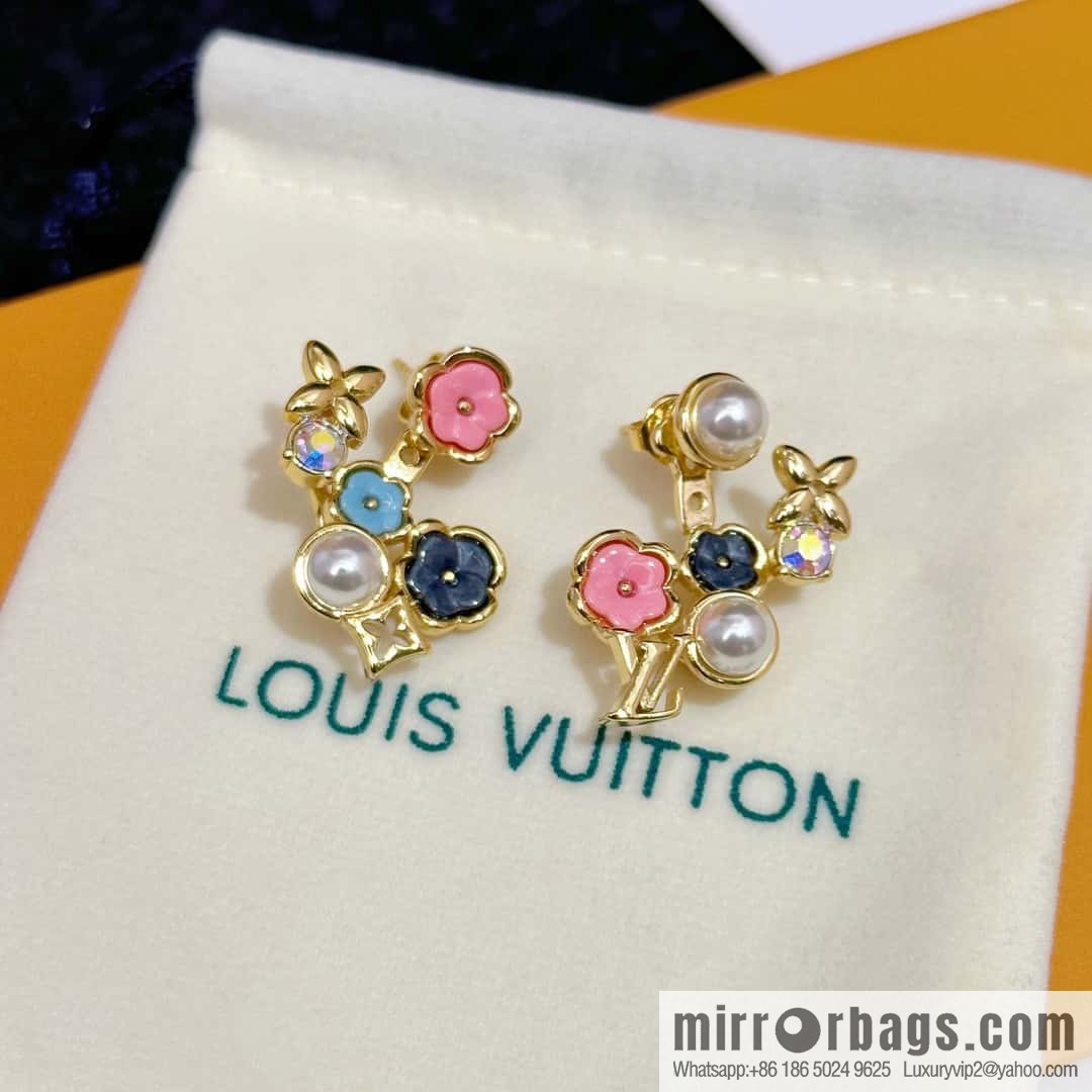❗️New ❗️ M01642 ☀ Louis Vuitton IV BOTANICA Earrings ☀