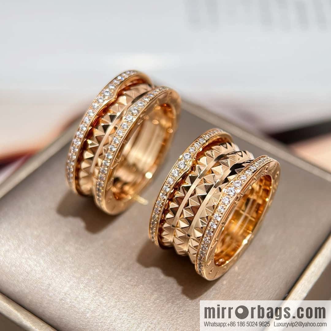 ❗CNC version ❗☀ BVLGARI new willow nail thread ring ☀️