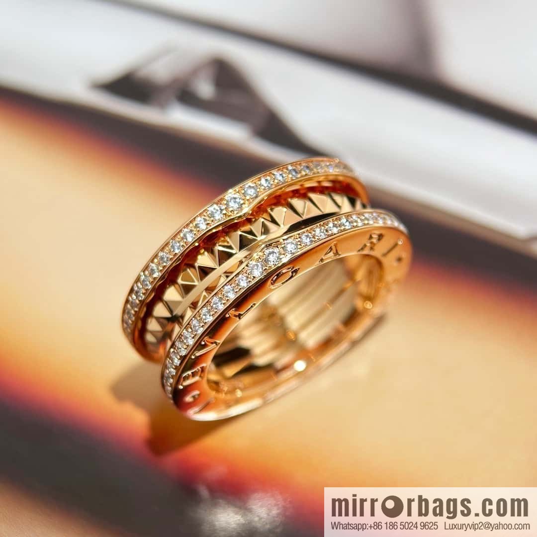 ❗CNC version ❗☀ BVLGARI new willow nail thread ring ☀️