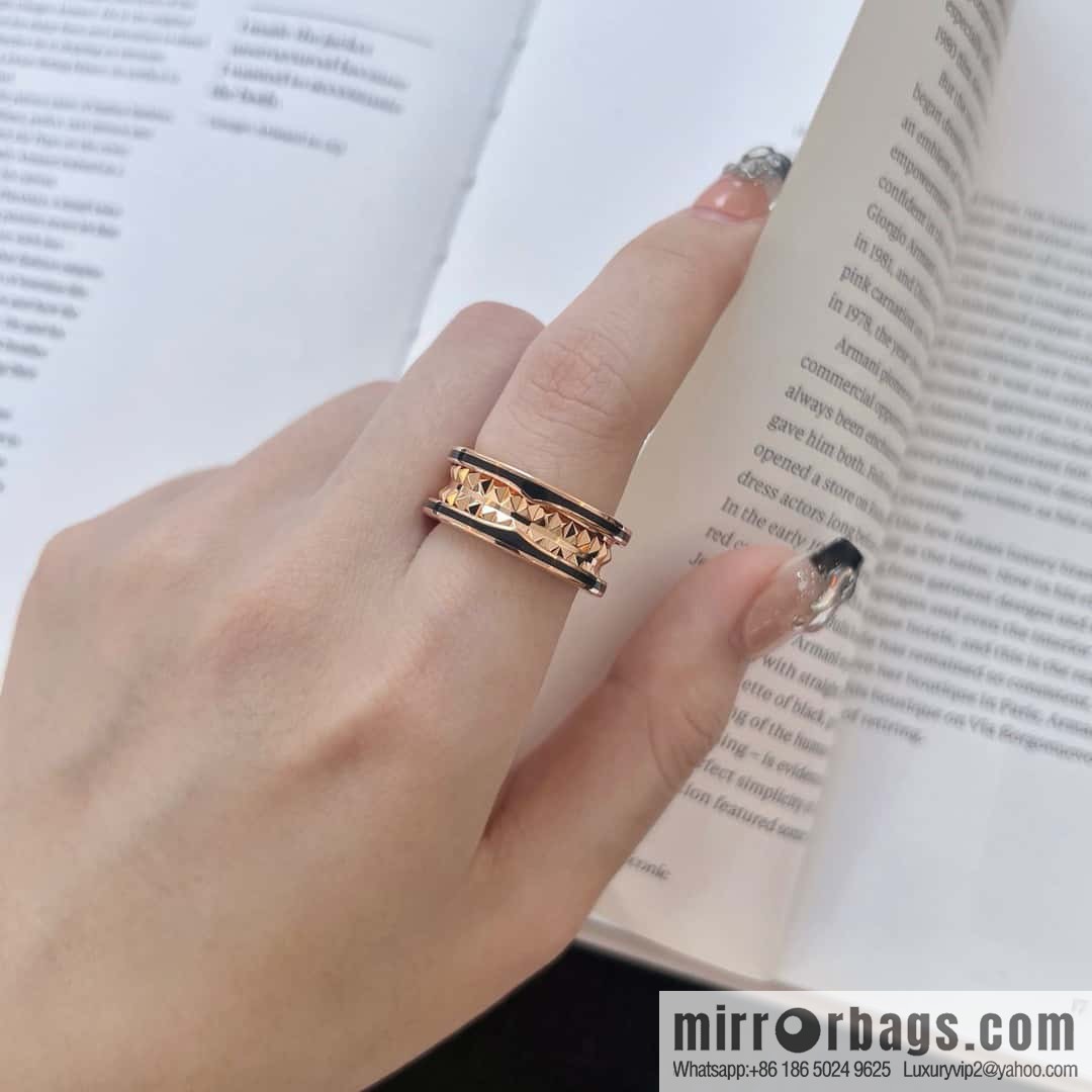 ❗CNC version ❗ ☀ BVLGARI new willow nail thread ring ☀️