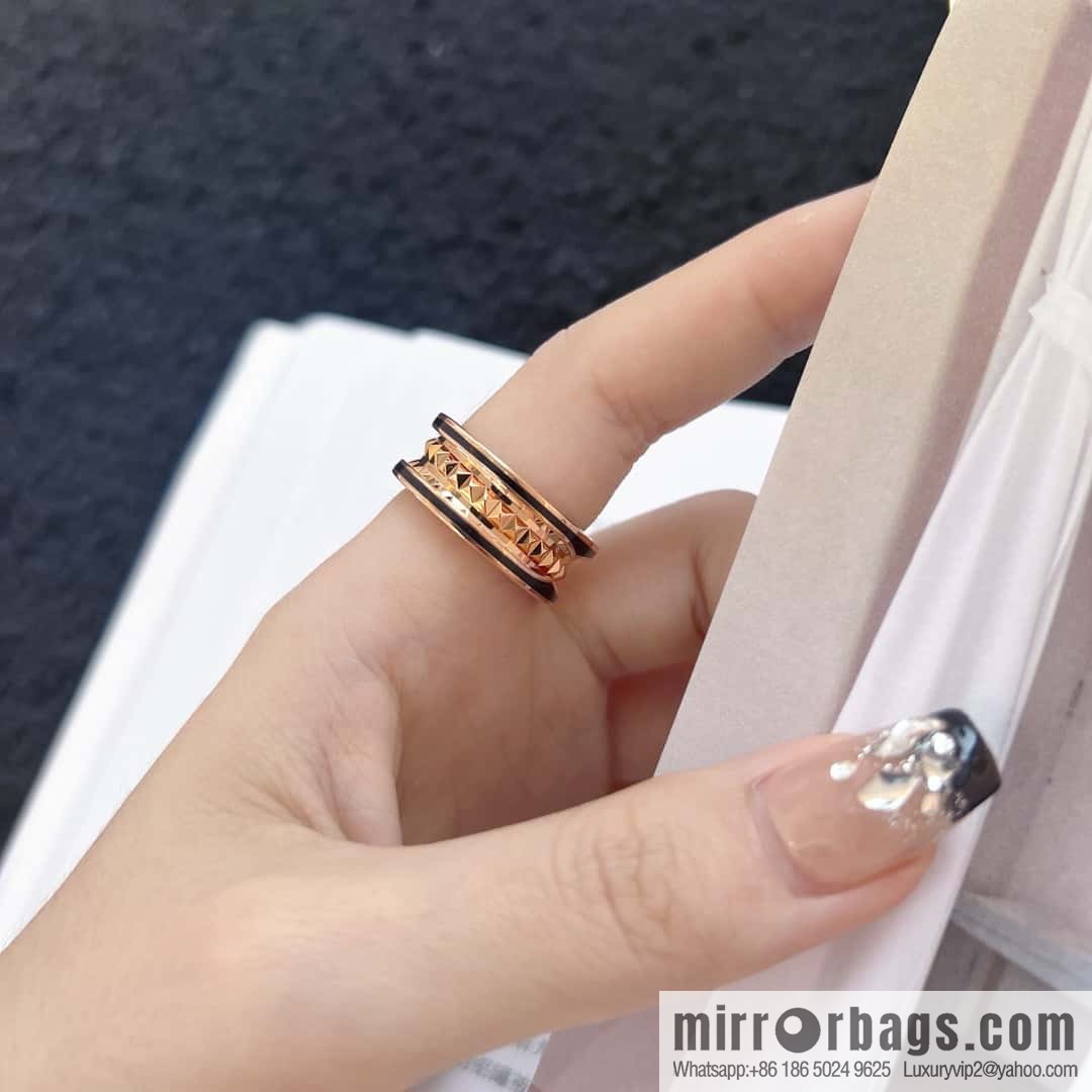 ❗CNC version ❗ ☀ BVLGARI new willow nail thread ring ☀️