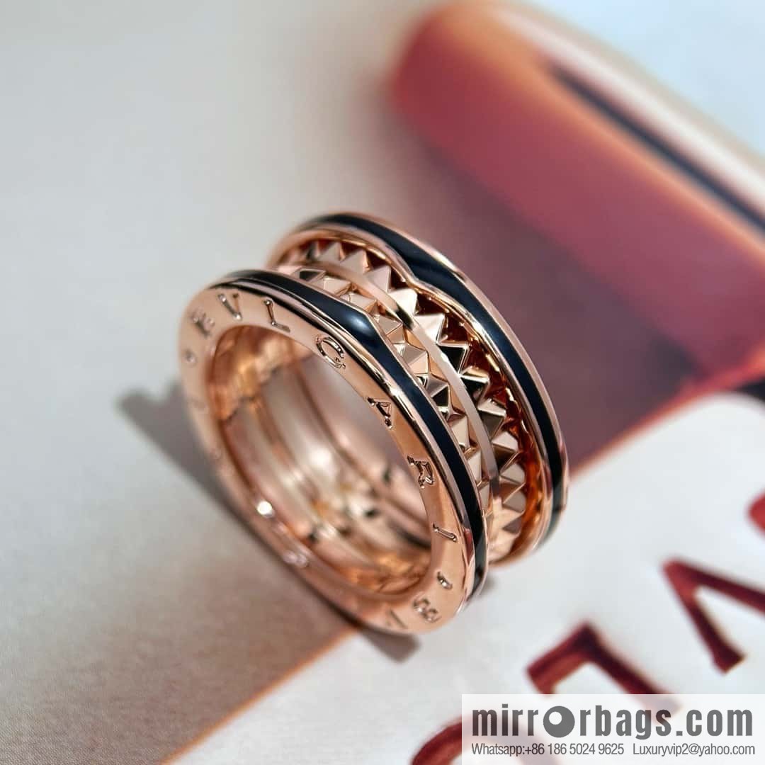 ❗CNC version ❗ ☀ BVLGARI new willow nail thread ring ☀️