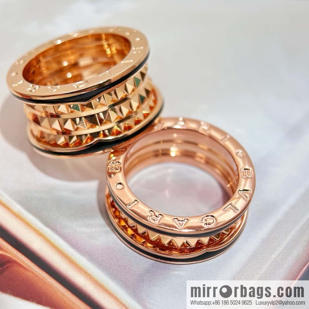 ❗CNC version ❗ ☀ BVLGARI new willow nail thread ring ☀️
