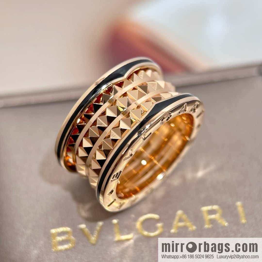 ❗CNC version ❗ ☀ BVLGARI new willow nail thread ring ☀️