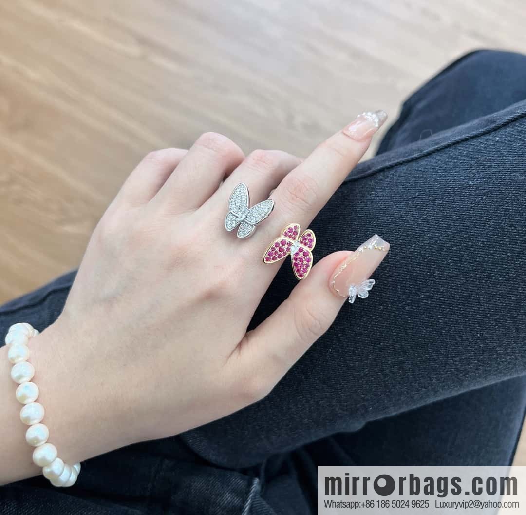 ❗️New ❗️ ☀️ Original ☀️ Van Cleef & Arpels Two Butterfly Ring ☀