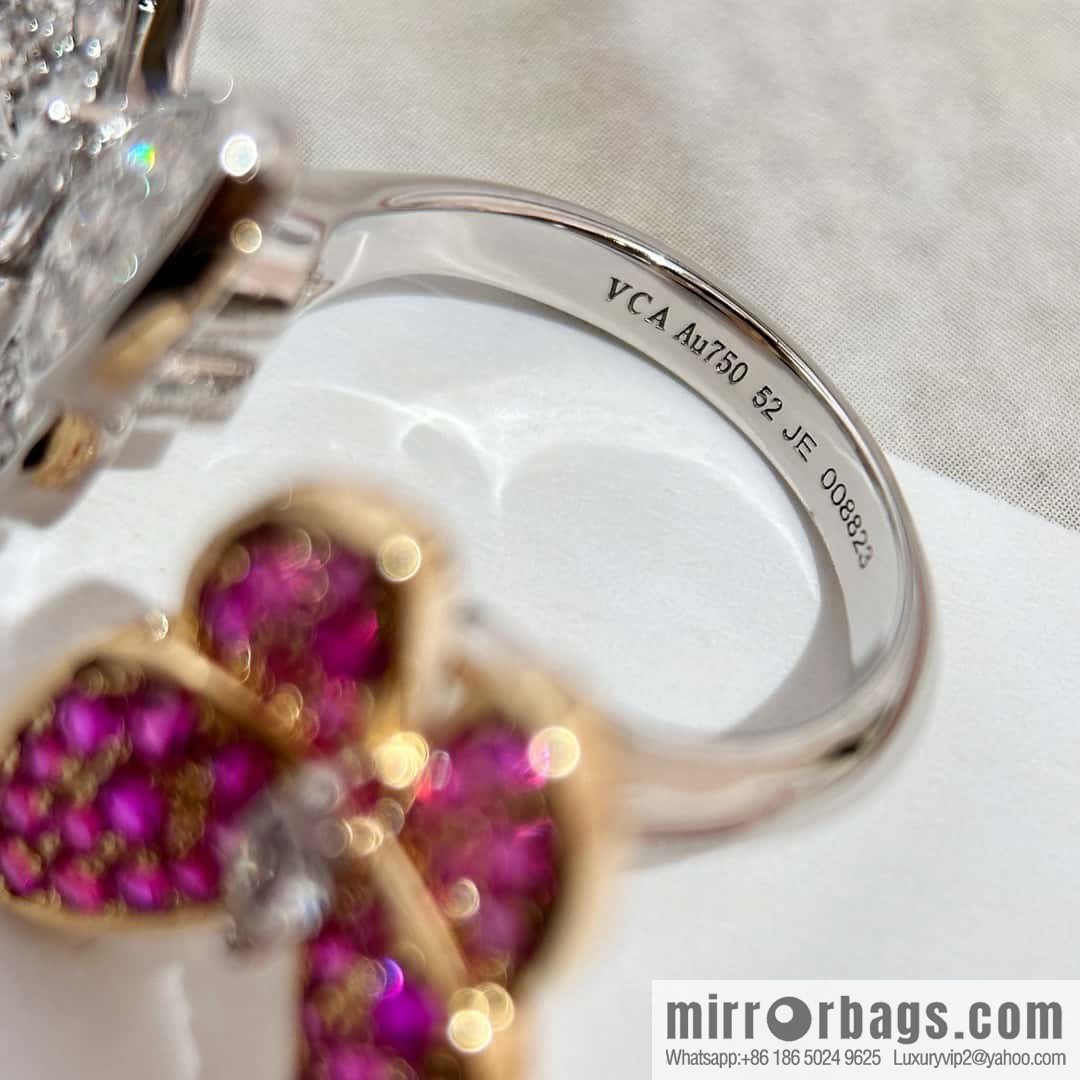❗️New ❗️ ☀️ Original ☀️ Van Cleef & Arpels Two Butterfly Ring ☀